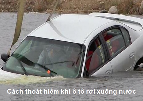 Kỹ năng thoát hiểm khi ô tô rơi xuống nước