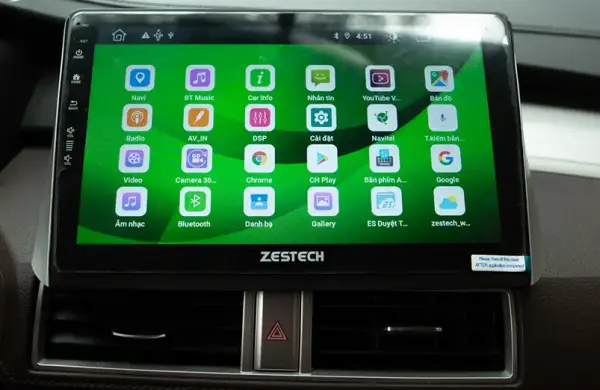 màn hình ô tô zestech