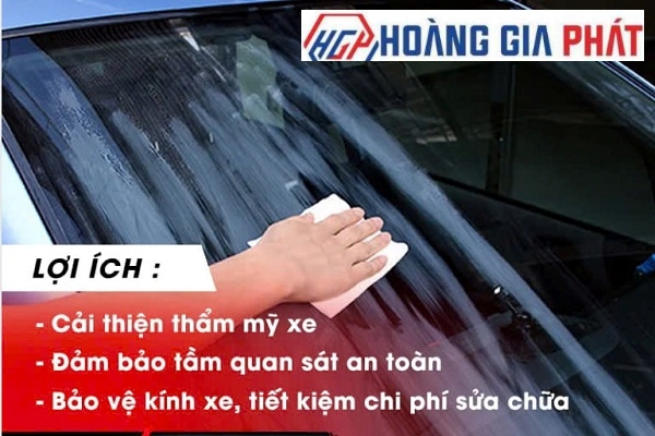 Dịch vụ tẩy ố kính oto tại Hải Dương