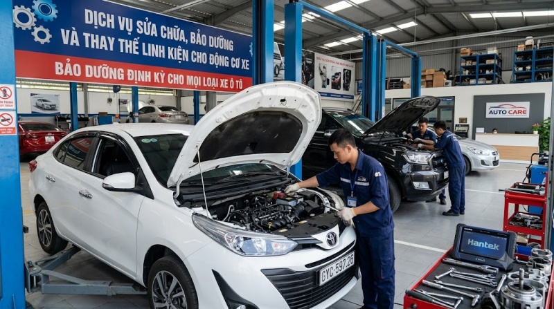bảo dưỡng định kỳ cho mọi loại xe