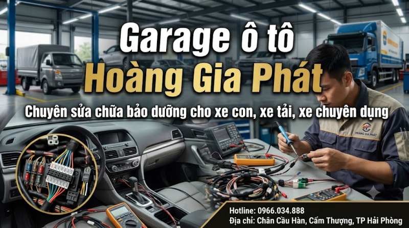 đấu dây điện ô tô