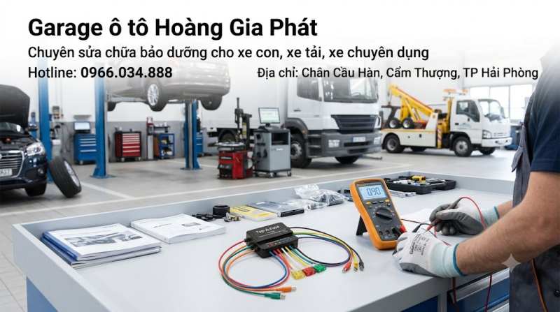 chuẩn bị công cụ lắp định vị ô tô