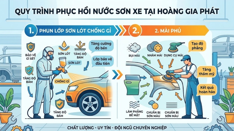 phun sơn lót chống gỉ

