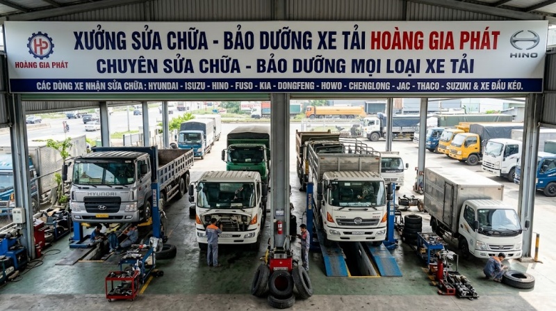 sửa chữa bảo dưỡng các loại xe tải